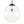 LightFixturesUSA - Modern 1 - light Clear Ribbed Glass Globe Pendant - Pendant Light - Black - 