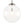 LightFixturesUSA - Modern 1 - light Clear Ribbed Glass Globe Pendant - Pendant Light - Black - 