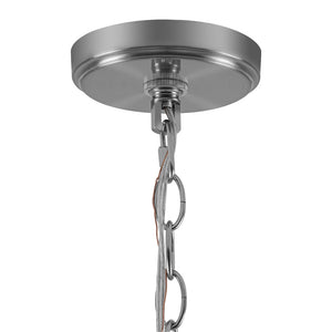 LightFixturesUSA - Modern 1 - light Clear Ribbed Glass Globe Pendant - Pendant Light - Black - 