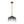 LightFixturesUSA-Modern 1-Light Gradient Grey Hammered Glass Round Drum Pendant-Pendant Light-11.8 in-