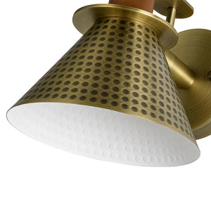 LightFixturesUSA - Modern 1 - Light Hammered Iron Conical Wall Sconce - Wall Sconce - Black - 