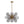 LightFixturesUSA - Modern 18 - Light Cluster Gray Glass Bubble Chandelier - Chandelier - Gray - 