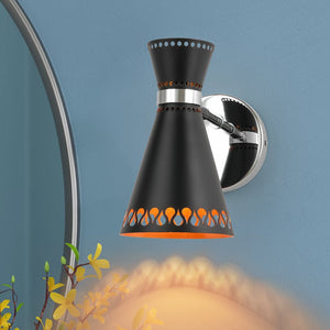 LightFixturesUSA - Modern 180 - Degree Adjustable Conical 1 - Light Wall Sconce - Wall Sconce - 1 Pack - 