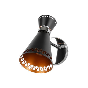LightFixturesUSA - Modern 180 - Degree Adjustable Conical 1 - Light Wall Sconce - Wall Sconce - 2 Packs - 
