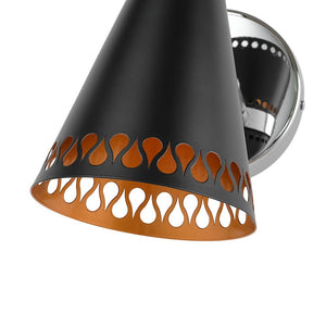 LightFixturesUSA - Modern 180 - Degree Adjustable Conical 1 - Light Wall Sconce - Wall Sconce - 2 Packs - 