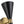 LightFixturesUSA-Modern 2-Light Black Brass Metal Hourglass Vanity Wall Sconce-Wall Sconce-2 Packs-