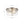 LightFixturesUSA - Modern 2 - Light Clear Glass Round Flush Mount Light - Ceiling Light - Nickel - 
