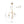 LightFixturesUSA - Modern 4 - Light Clear Glass Bubble Hanging Sputnik Chandelier - Chandelier - Brass - 