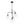 LightFixturesUSA - Modern 4 - Light Clear Glass Bubble Hanging Sputnik Chandelier - Chandelier - Oil Rubbed Bronze - 