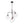 LightFixturesUSA - Modern 4 - Light Clear Glass Bubble Hanging Sputnik Chandelier - Chandelier - Oil Rubbed Bronze - 
