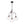 LightFixturesUSA - Modern 4 - Light Clear Glass Bubble Hanging Sputnik Chandelier - Chandelier - Oil Rubbed Bronze - 