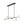 LightFixturesUSA - Modern 6 - light Clear Glass Dimmable LED Linear Island Chandelier - Chandelier - Black (Pre - Order) - 
