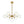 LightFixturesUSA - Modern 7 - light Hammered Glass Globe Tier Sputnik Chandelier - Chandelier - Brass - 