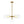 LightFixturesUSA - Modern 7 - light Hammered Glass Globe Tier Sputnik Chandelier - Chandelier - Brass - 