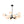 LightFixturesUSA - Modern Black Opal Glass Globe Sputnik Chandelier - Chandelier - 12 - Lt (Pre - Order) - 