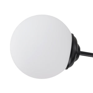LightFixturesUSA - Modern Black Opal Glass Globe Sputnik Chandelier - Chandelier - 12 - Lt (Pre - Order) - 