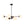 LightFixturesUSA-Modern Black Opal Glass Globe Sputnik Chandelier-Chandelier-8-Lt-