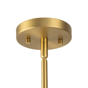 LightFixturesUSA-Modern Brass 1-light Shine Opal Glass Globe Kitchen Pendant-Pendant Light-15.7 in-