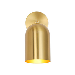 LightFixturesUSA - Modern Brass Adjustable Single Ceiling Spotlight Wall Light - Ceiling Light - 1 Pack - 