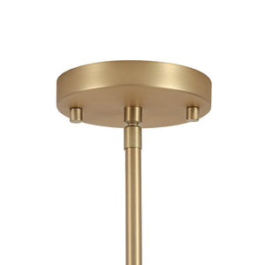 LightFixturesUSA - Modern Brass White Fabric Tapered Cage Pendant Light - Ceiling Light - White+Brass - 