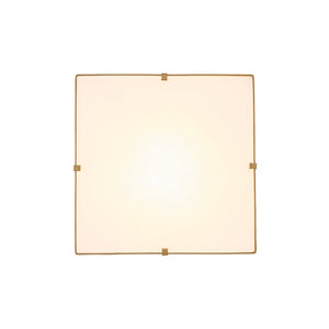 LightFixturesUSA - Modern Brass White Fabric Tapered Cage Pendant Light - Ceiling Light - White+Brass - 