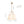 LightFixturesUSA - Modern Brass White Fabric Tapered Cage Pendant Light - Ceiling Light - White+Brass - 