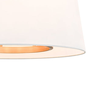 LightFixturesUSA - Modern Candle Style Fabric Wide Drum Cage Pendant Light - Chandelier - 19.7 in - 