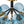 LightFixturesUSA - Modern Cluster Blue Glass Bubble Semi Flush Chandelier - Chandelier - Blue Bubble - 