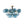 LightFixturesUSA - Modern Cluster Blue Glass Bubble Semi Flush Chandelier - Chandelier - Blue Bubble - 