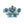 LightFixturesUSA - Modern Cluster Blue Glass Bubble Semi Flush Chandelier - Chandelier - Blue Bubble - 
