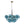 LightFixturesUSA - Modern Cluster Blue Glass Globe Bubble Chandelier - Chandelier - Blue Bubbles - 