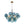LightFixturesUSA - Modern Cluster Blue Glass Globe Bubble Chandelier - Chandelier - Blue Bubbles - 