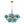 LightFixturesUSA - Modern Cluster Blue Glass Globe Bubble Chandelier - Chandelier - Blue Bubbles - 
