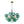 LightFixturesUSA - Modern Cluster Green Glass Globe Bubble Chandelier - Chandelier - Green Bubble (Exclusive Offer) - 
