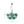 LightFixturesUSA - Modern Cluster Green Glass Globe Bubble Chandelier - Chandelier - Green Bubble (Exclusive Offer) - 
