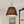 LightFixturesUSA - Modern Fabric Conical Drum Cage Pendant Light - Ceiling Light - 15 in. - Black+Brass