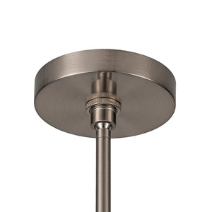 LightFixturesUSA - Modern Fabric Conical Drum Cage Pendant Light - Ceiling Light - 23.6 in. - White+Nickel (Exclusive Offer)