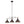 LightFixturesUSA-Modern Farmhouse 3-light Island Pot Lid Dome Pendant-Chandelier-Brushed Antique Silver-