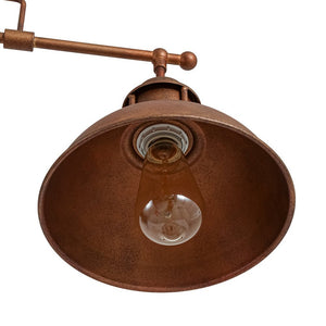 LightFixturesUSA - Modern Farmhouse 3 - light Island Pot Lid Dome Pendant - Chandelier - Rusty Bronze - 