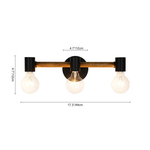 LightFixturesUSA - Modern Farmhouse 3 - Light Vanity Wall Sconce - Wall Sconce - 17.3 in - 