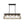 LightFixturesUSA - Modern Farmhouse 5 - light Kitchen Island Faux Wood Linear Chandelier Pendant - Chandelier - Beige Yellow - 
