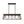 LightFixturesUSA - Modern Farmhouse 5 - light Kitchen Island Faux Wood Linear Chandelier Pendant - Chandelier - Brown - 