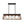 LightFixturesUSA - Modern Farmhouse 5 - light Kitchen Island Faux Wood Linear Chandelier Pendant - Chandelier - Brown - 