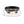 LightFixturesUSA-Modern Farmhouse Black Round Glass Semi Flush Mount-Ceiling Light-13 in-