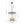 LightFixturesUSA - Modern Farmhouse Clear Glass Large Lantern Pendant Light - Chandelier - 15.7in - 