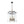 LightFixturesUSA - Modern Farmhouse Clear Glass Large Lantern Pendant Light - Chandelier - 15.7in - 