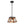 LightFixturesUSA - Modern Farmhouse Geometric Lantern Pendant Light - Pendant Light - Brown - 