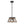 LightFixturesUSA - Modern Farmhouse Geometric Lantern Pendant Light - Pendant Light - Brown - 