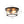 LightFixturesUSA - Modern Farmhouse Seeded Glass Round Ceiling Light - Ceiling Light - Oil - Rubbed Bronze - 