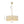 LightFixturesUSA - Modern Glam Brass 6 - Light Crystal Drum Cage Chandelier - Chandelier - Brass - 